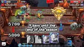 NFTs Battles in Grand Master 3 | Castle Crush | Gold paladin