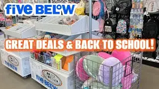 FIVE BELOW - GREAT DEALS & BACK TO SCHOOL!