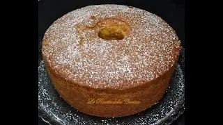 Chiffon cake all'arancia. Ricetta facile.