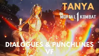 MORTAL KOMBAT 1 - TANYA Toutes les Intros Dialogues & Punchlines VF
