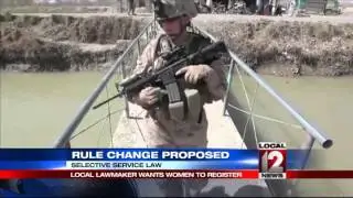 Local lawmaker wants women to register for draft
