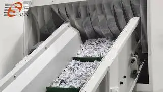 Heavy Duty Paper Shredding and Hydraulic Baling Machine