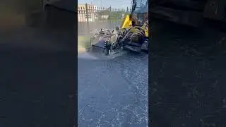 2 inches asphalt milling #asphaltpavement #asphalt #facilitymaintenance