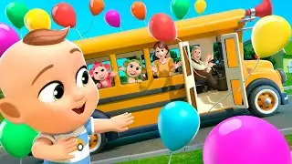 The Wheels on the Bus & Colorful Balloons | Almama Kids Songs & Nursery Rhymes