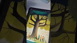 Check out my latest book cover illustration in motion!