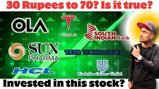 இது தான் சரியான நேரமா உள்ளே இறங்க? Tata Tech, HCL Q1 Results & Sunpharma, Ola, Tesla, HUL shares