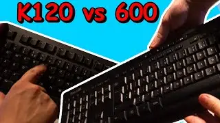 Logitech K120 vs Microsoft 600 Keyboard Review. Which is Better for Gaming and Typing? Rollover Test