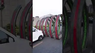 Zebra crossing protection ring 3D Special effects 😉 future technology @xiaojiesfx  #shorts