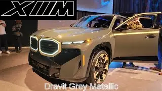 FIRST LOOK!  2023 BMW XM Dravit Grey Metallic
