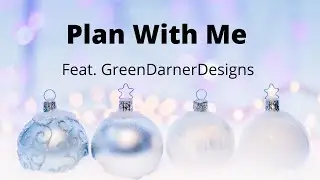 PLAN WITH ME // GREEN DARNER DESIGNS KIT