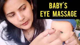 Baby's eye massage #newborn #newbornbaby #newbornbabycare #epiphora #babycare #kidshealth