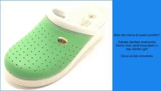 Ciabatte Sanitarie Anatomiche Donna Viola Verde Rosa Made in Italy Sanital Light