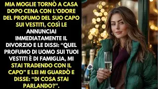 Mia moglie è tornata a casa dalla cena con l'odore del profumo del suo capo sui vestiti, quindi io..