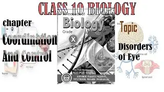 Class 10 - Biology - Chapter 12-Lecture 9-Disorders of Eye  -Simple Concepts