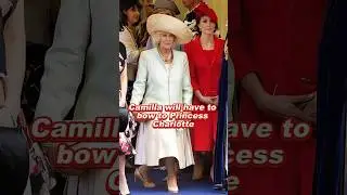 Camilla will have to bow to Princess Charlotte #princesscharlotte #camilla #royal #foryou
