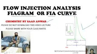 Fiagram|FIA Curve | Flow injection analysis| Solvent extraction|Analytical Chemistry|Urdu|hindi|Saad