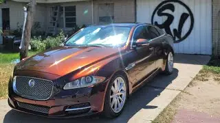Jaguar Xj Wrapped in Madeira Red (Door panel and handle disassembly video)