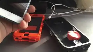 iPod Touch 5th Gen in iPhone 5 Otterbox Defender Case!!