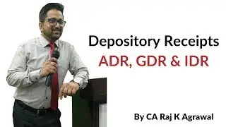 What is ADR, GDR and IDR  ?