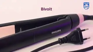Prancha alisadora Philips StraightCare Essential, ThermoProtect - BHS378/00