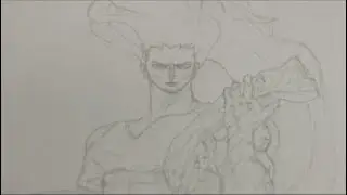 Drawing before bed! [ HxH Art! ]