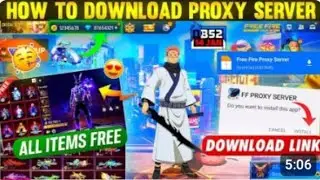 𝐇𝐨𝐰 𝐭𝐨 𝐃𝐨𝐰𝐧𝐥𝐨𝐚𝐝 𝐩𝐫𝐨𝐱Y Server In Free Fire😱Free Fire Proxy Server Proxy Server Proxy Server