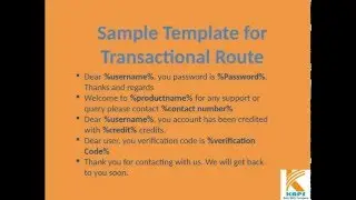 Transactional Bulk sms, Premium Bulk SMS India, alert sms - KAPSYSTEM
