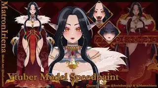 MatronIriena ✧ Vtuber Model Art Speedpaint & Yap