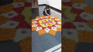 ikku's pookalam_uthradam #shorts #youtubeshorts