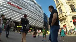 Street Bucket Drummer in Leipzig | 4k video