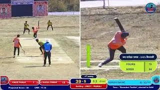 14 ball 49 run | rahul pawar (nawali) | जय वाघेश्वर चषक - २०२५ किरवली