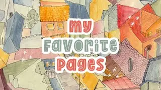 5 favorite pages every day sketchbook 2022