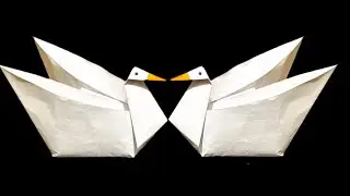How to make  a paper Duck - Origami Duck folding...