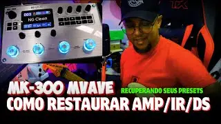 MK-300: COMO RESTAURAR  de F&Aacute;BRICA #mvave #mk300