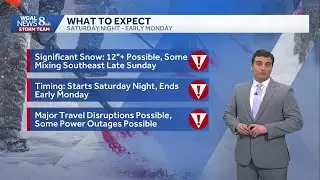 Bitter Cold Friday Night; Major Winter Storm Sunday With Significant Snowfall In South Central Pe...