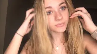 ASMR- EXTREMELY CLOSE UP- Doing my makeup/ tingly whisper/ mouth sounds