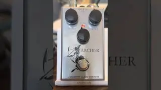 #1 - J. Rockett Archer &ldquo;The Jeff&rdquo; JB Mod Beck Silver Overdrive Boost Distortion Guitar Pedal One