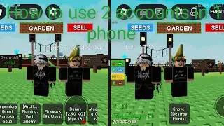 How to use 2 accounts in roblox in 1 phone (tutorial Roblox 