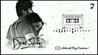 Dear Comrade-Theme | Vijay_Deverakonda | Rashmika | Telugu new WhatsApp status | 👍💯 bgm