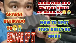 YAMAHA NMAX 2022  : BEWARE OF FAKE CVT BELT OR VBELT / HOW TO SPOT FAKE VBELT NMAX