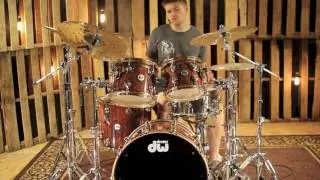 DW Drums Collector's Bubinga Pomelle With Gold Hardware