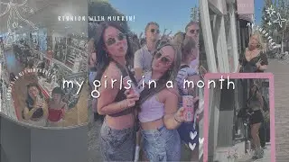 2025  summer diaries˚⊹ ᡣ𐭩: first festival with Murrin, Libbi visiting me, dates with Selena!