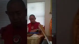 Smoke offering with H.E.Garchen Rinpoche
