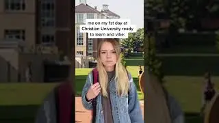 POV: 1st day at Christian University