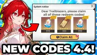 HSR 4.4 REDEEM CODES (FREE STELLAR JADES) | HSR Himeko Nova, Himeko Nova HSR, Honkai Star Rail, HSR