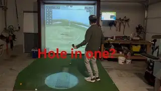 Can beginner golfer make a simulator hole in one in 5 minutes?
