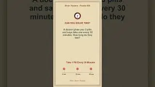Pill Puzzle: 3 Pills Every 30 Minutes - How Long Do They Last? #Shorts