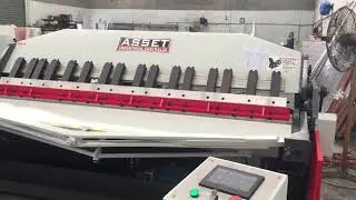 ASSET INDUSTRIAL HFM-4-2500-HVAC. Full Hydraulic Panbrake Folder With PLC Touch Screen Controller