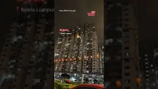 Condo in Kuala Lumpur catches fire, allegedly caused by fireworks launched from balcony