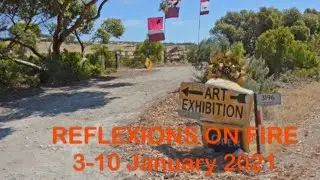 'Reflexions on Fire' art exhibition on Kangaroo Island